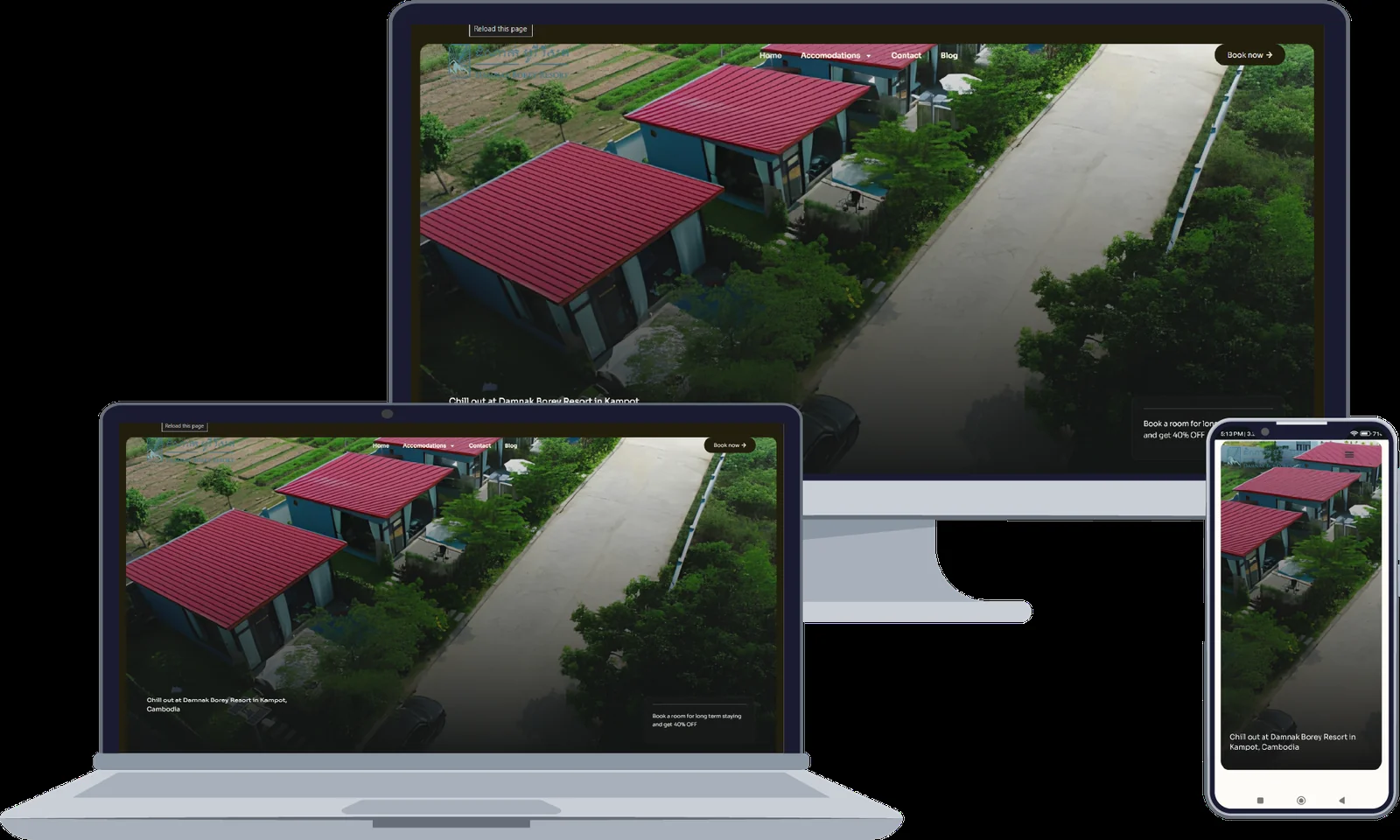 Projektansicht: Damnak Borey Resort