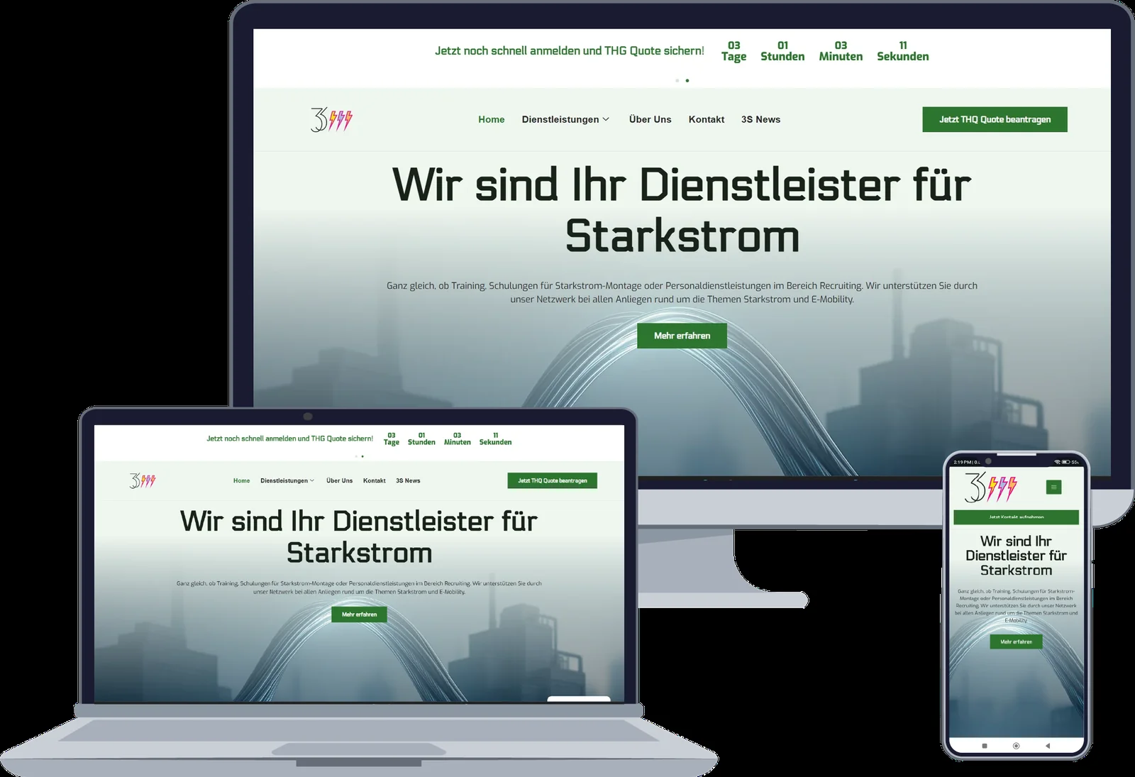 Projektansicht: 3S Süddeutsche Starkstrom Services