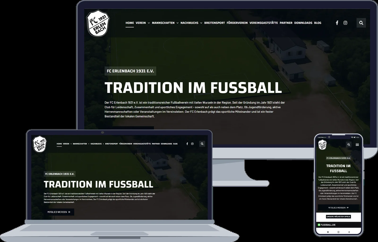 Projektansicht: FC Erlenbach