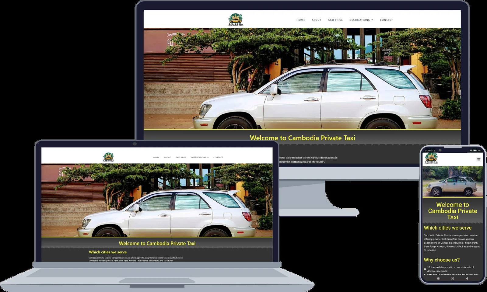 Projektansicht: Cambodia Private Taxi